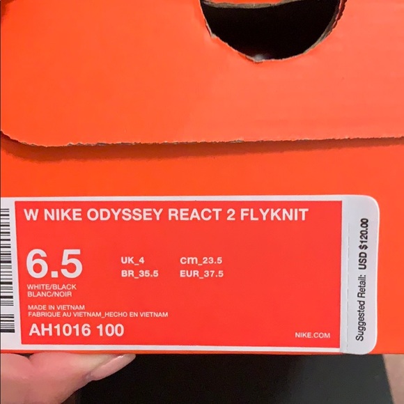 W Nike odyssey react 2 flyknit - Picture 2 of 2